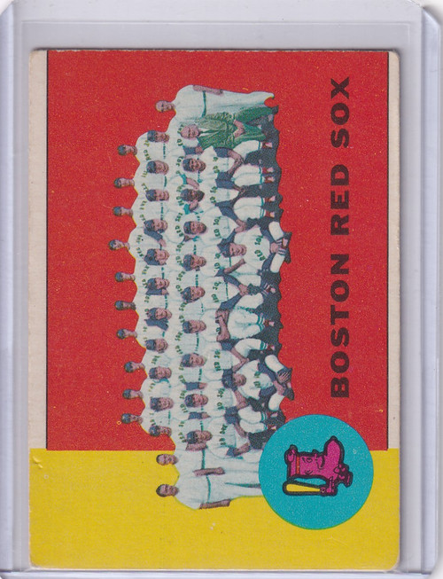 1963 Topps 202 Boston Red Sox Team