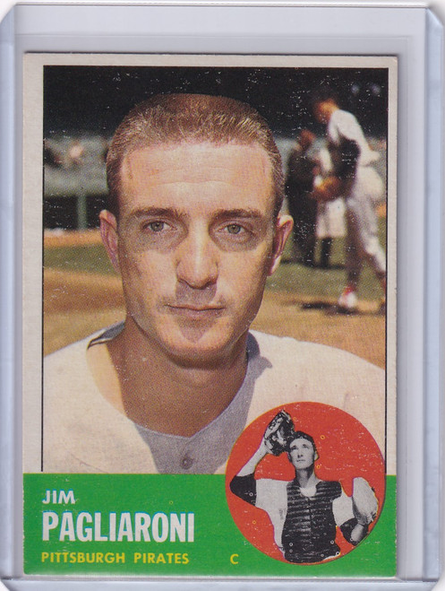 1963 Topps 159 Jim Pagliaroni - Pittsburgh Pirates