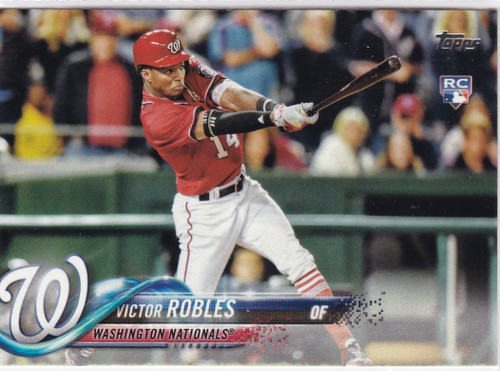 2018 Topps #166 Victor Robles RC Washington Nationals