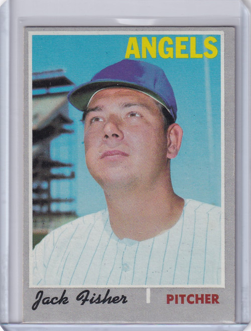 1970 Topps Baseball #684 Jack Fisher - California Angels
