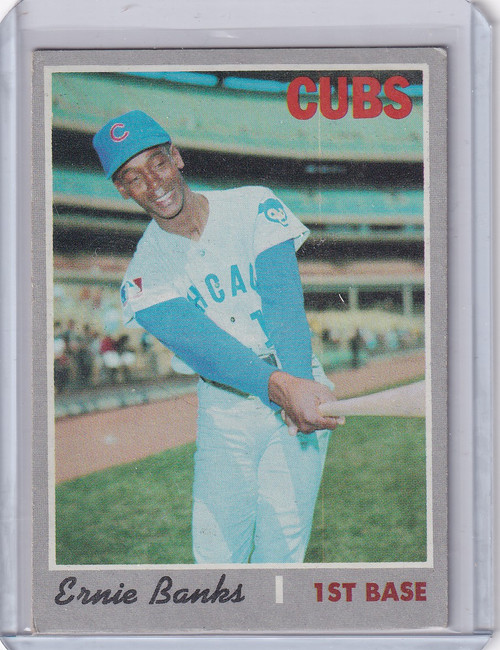 1970 Topps Baseball #630 Ernie Banks - Chicago Cubs