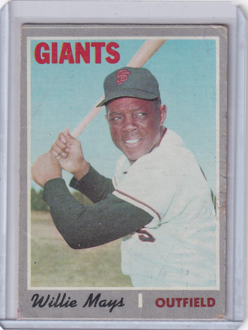 1970 Topps Baseball #600 Willie Mays - San Francisco Giants