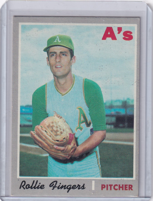 1970 Topps Baseball #502 Rollie Fingers - Oakland Athletics