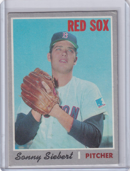 1970 Topps Baseball #597 Sonny Siebert - Boston Red Sox