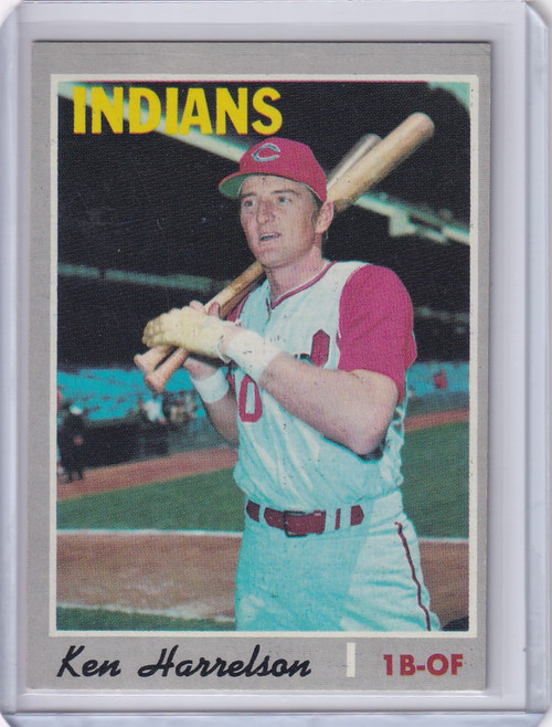 1970 Topps Baseball #545 Ken Harrelson - Cleveland Indians