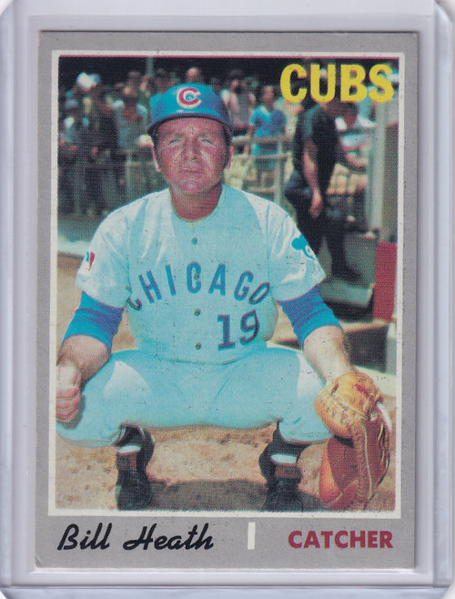 1970 Topps Baseball #541 Bill Heath - Chicago Cubs