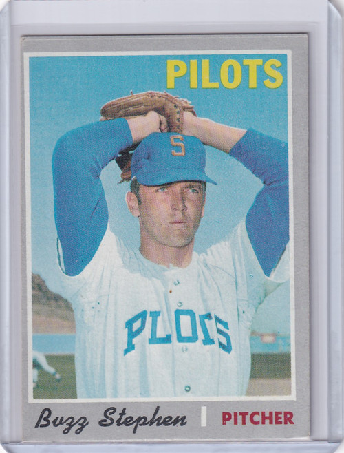 1970 Topps Baseball #533 Buzz Stephen - Seattle Pilots RC