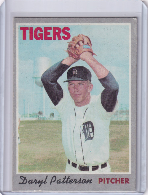 1970 Topps Baseball #592 Daryl Patterson - Detroit Tigers