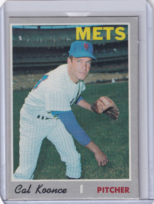 1970 Topps Baseball #521 Cal Koonce - New York Mets