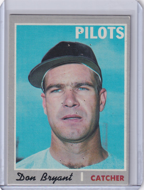 1970 Topps Baseball #473 Don Bryant - Seattle Pilots