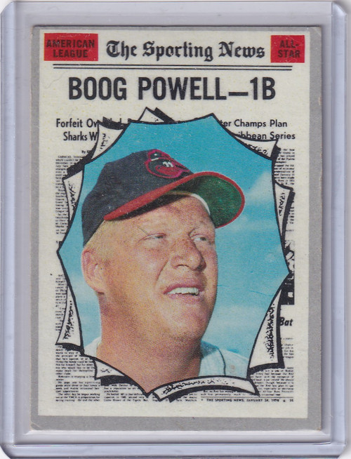 1970 Topps Baseball #451 Boog Powell - Baltimore Orioles AS