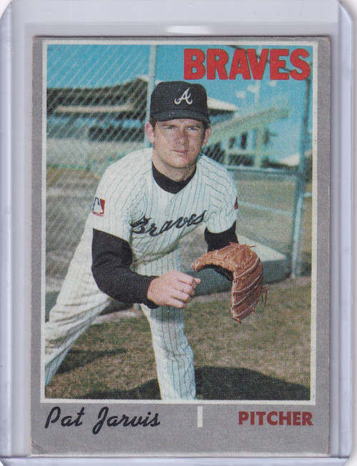1970 Topps Baseball #438 Pat Jarvis - Atlanta Braves