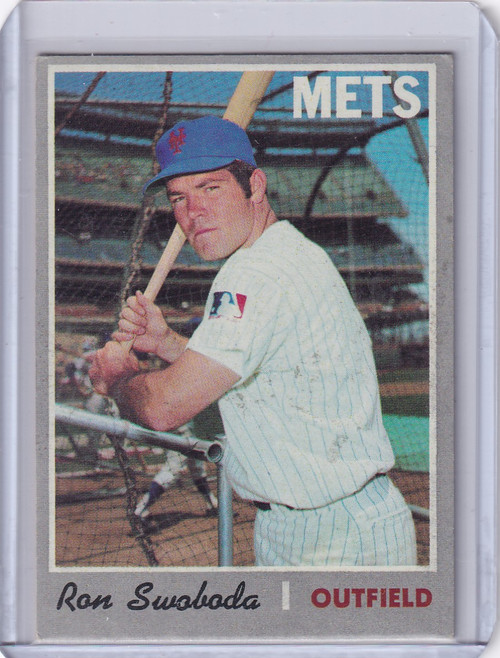 1970 Topps Baseball #431 Ron Swoboda - New York Mets