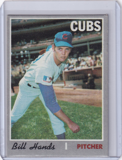 1970 Topps Baseball #405 Bill Hands - Chicago Cubs