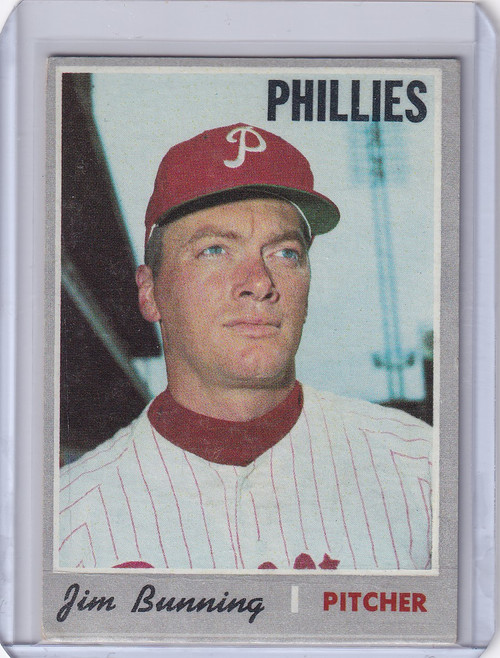 1970 Topps Baseball #403 Jim Bunning - Philadelphia Phillies