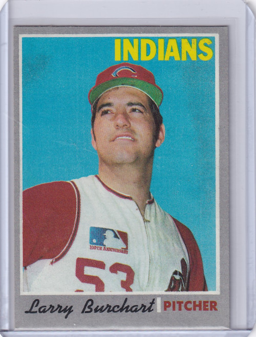 1970 Topps Baseball #412 Larry Burchart - Cleveland Indians