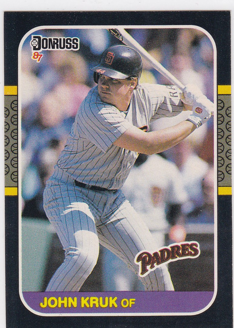 1987 Donruss #328 John Kruk RC San Diego Padres