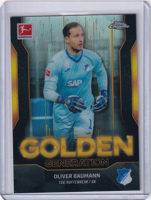 2022 Topps Chrome Golden Generation Oliver Baumann TSG Hoffenheim