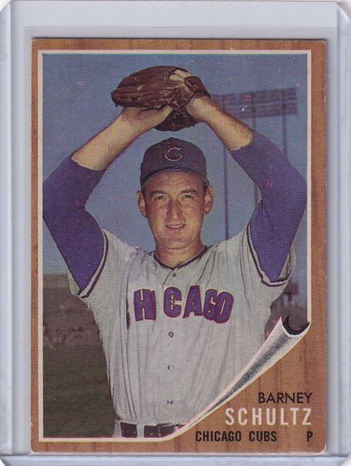1962 Topps #89 Barney Schultz - Chicago Cubs RC