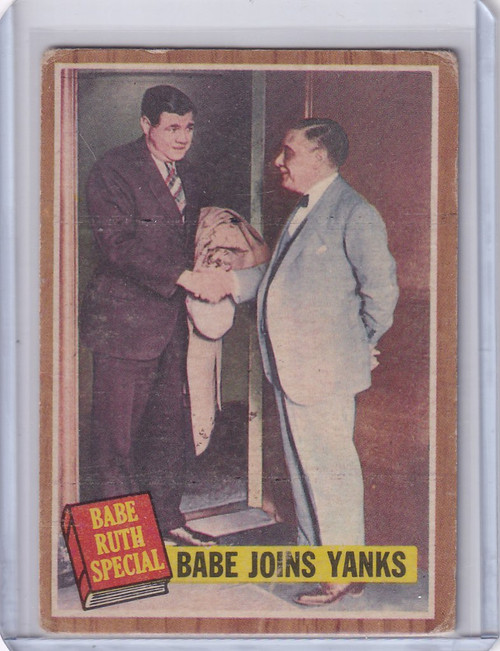 1962 Topps #136 Babe Joins Yanks (Babe Ruth)