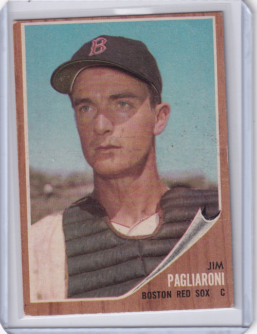 1962 Topps #81 Jim Pagliaroni - Boston Red Sox
