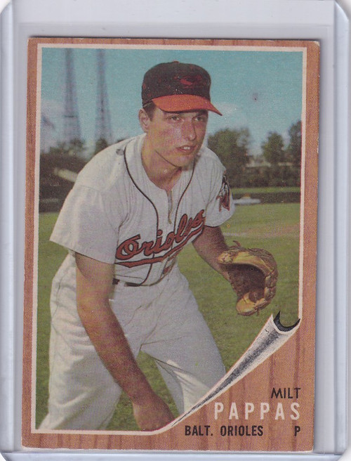 1962 Topps #75 Milt Pappas - Baltimore Orioles