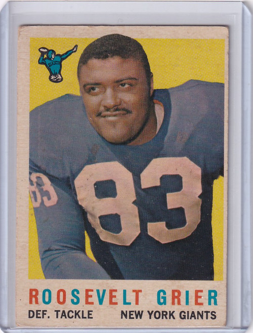 1959 Topps Football # 29 Roosevelt Grier - New York Giants