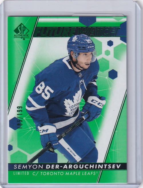 2022-23 Upper Deck SP Authentic Future Green #195 Semyon Der-Arguchintsev185/199