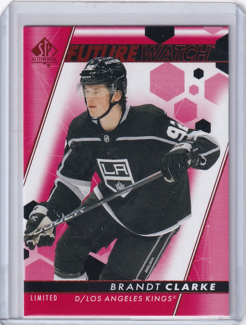 2022-23 Upper Deck SP Authentic Red #148 Brandt Clarke - Los Angeles Kings