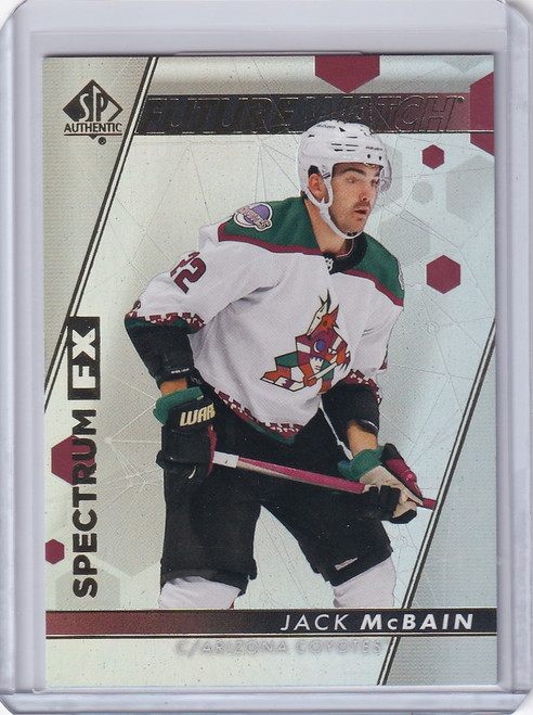 2022-23 Upper Deck SP Authentic Spectrum FX #S-47 Jack McBain Arizona Coyotes