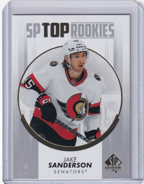 2022-23 Upper Deck SP Authentic #TR-50 Jake Sanderson - Ottawa Senators