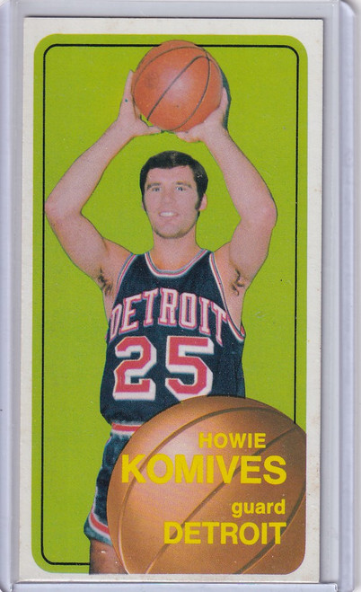 1970-71 Topps #42 Howie Komives - Detroit Pistons