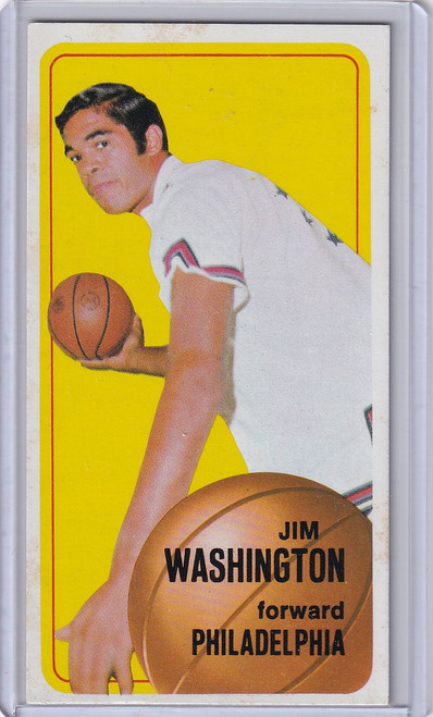 1970-71 Topps #14 Jim Washington - Philadelphia 76ers