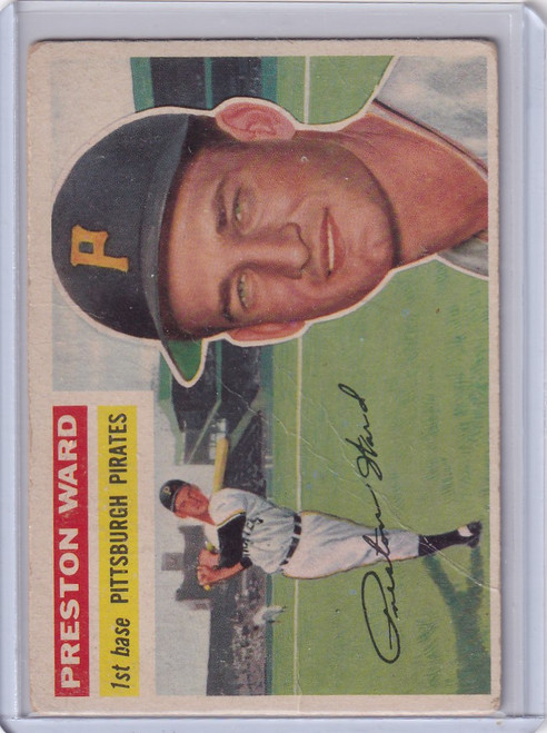 1956 Topps #328 Preston Ward - Pittsburgh Pirates