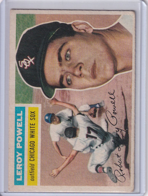 1956 Topps #144 Leroy Powell  - Chicago White Sox RC