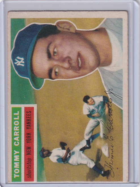 1956 Topps #139 Tommy Carroll - New York Yankees