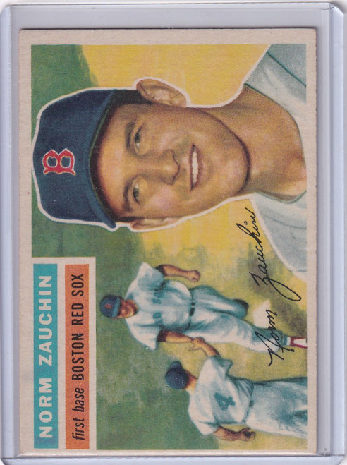1956 Topps #89 Norm Zauchin - Boston Red Sox