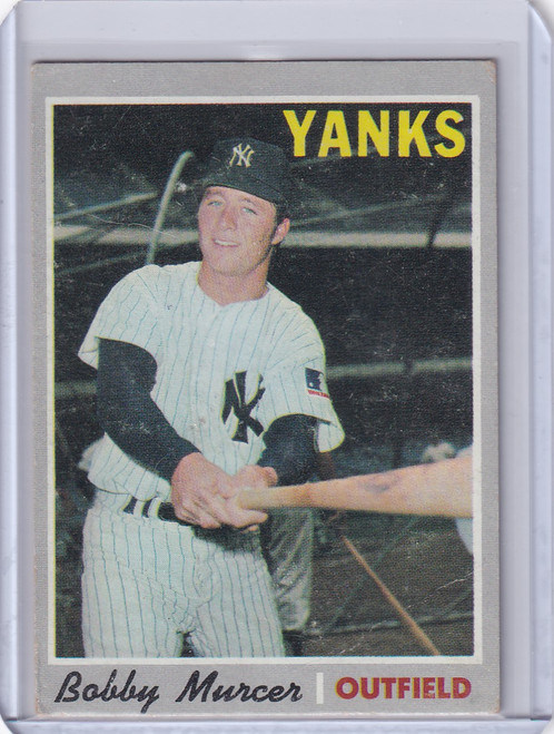1970 Topps Baseball #333 Bobby Murcer - New York Yankees