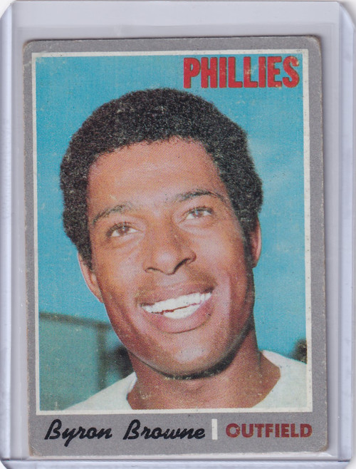 1970 Topps Baseball #388 Byron Browne - Philadelphia Phillies