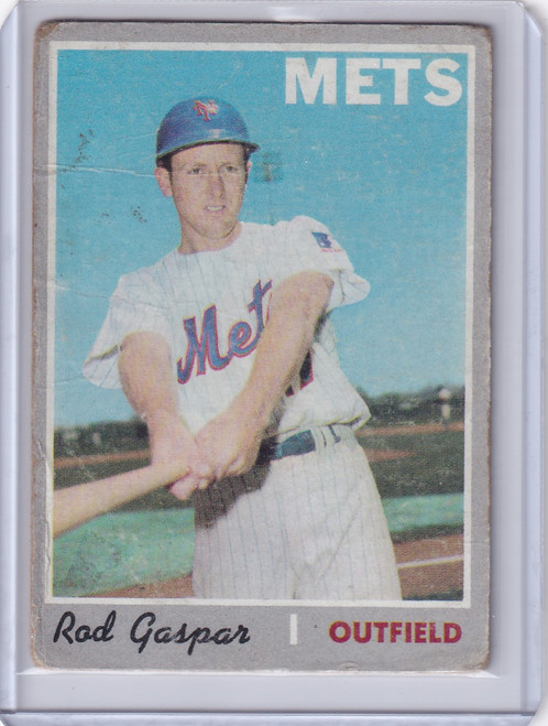 1970 Topps Baseball #371 Rod Gaspar - New York Mets RC
