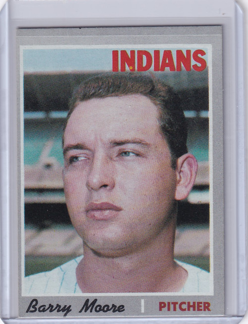 1970 Topps Baseball #366 Barry Moore - Cleveland Indians