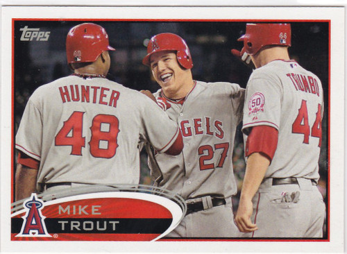 2017 Topps Greastest Moments Memories Mike Trout Los Angeles Angels