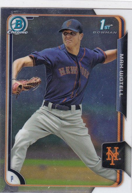 2015 Bowman Chrome #103  Max Wotell 1st Bowman New York Mets