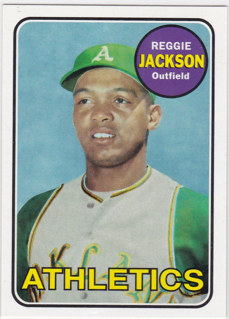 2017 Topps Greatest Moments Memories REPRINT Reggie Jackson Oakland Athletics