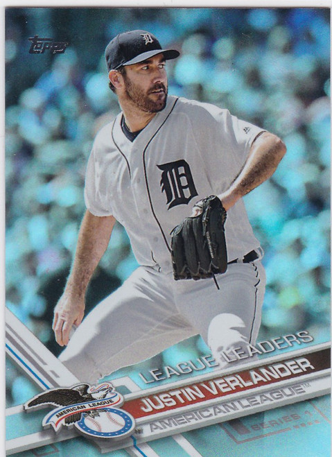 2017 Topps Rainbow Foil #159 Justin Verlander Detroit Tigers