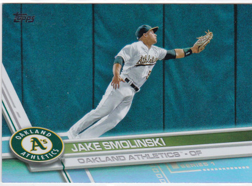 2017 Topps Rainbow Foil #11 Jake Smolinski Oakland Atheltics