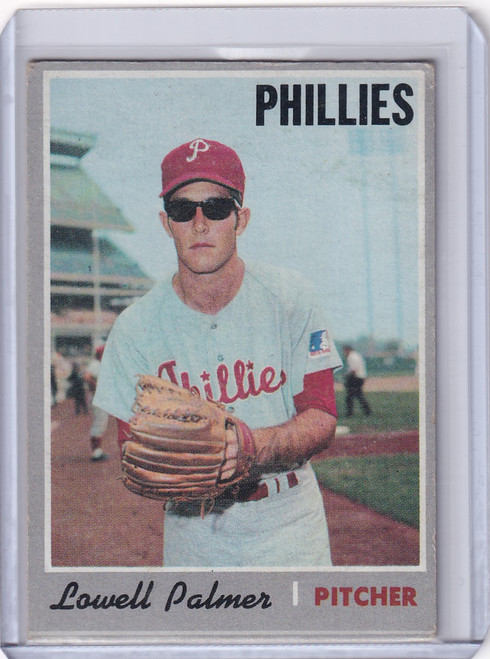 1970 Topps Baseball #252 Lowell Palmer - Philadelphia Phillies RC