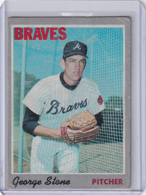 1970 Topps Baseball #122 George Stone - Atlanta Braves