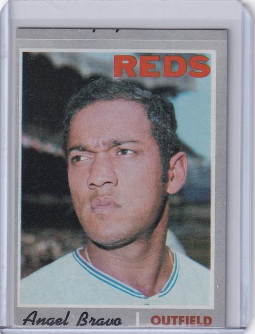 1970 Topps Baseball #283 Angel Bravo - Cincinnati Reds RC