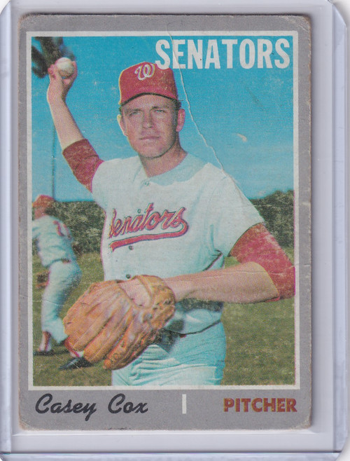 1970 Topps Baseball #281 Casey Cox - Washington Senators